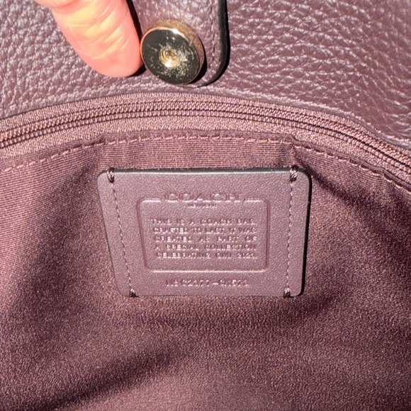 Coach Signature Canvas Satchel - Cream and Red Stars and Heart - Picture 9 of 14